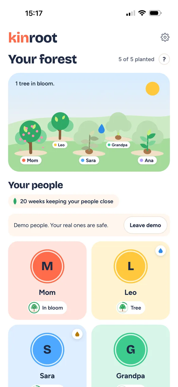 Kinroot home: your forest and your people